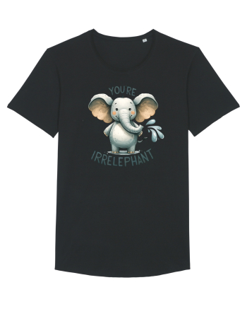 pentru prietenii animalelor - You are irrelephant Black