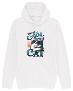 pentru prietenii animalelor - You are one cool cat Hanorac cu fermoar Unisex Connector