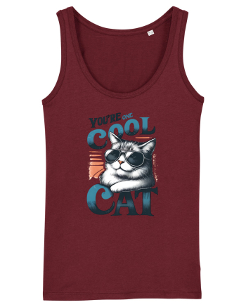 pentru prietenii animalelor - You are one cool cat Burgundy