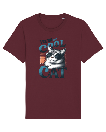pentru prietenii animalelor - You are one cool cat Burgundy