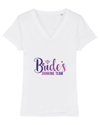 Bride's Drinking Team White