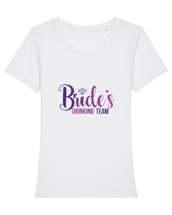 Bride's Drinking Team White