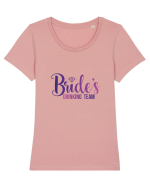 Bride's Drinking Team Tricou mânecă scurtă guler larg fitted Damă Expresser