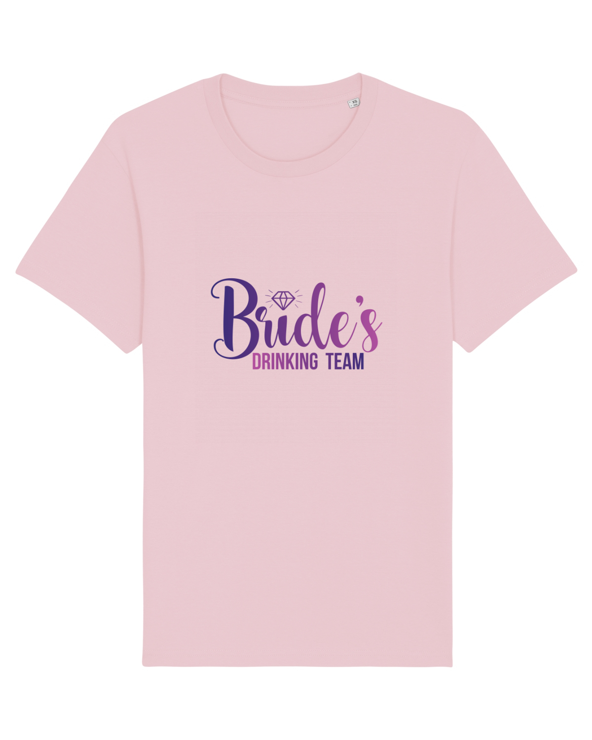 Tricou mânecă scurtă Unisex Rocker Cotton Pink