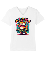 cu pisici in vacanță - Aloha Tricou mânecă scurtă guler V Bărbat Presenter