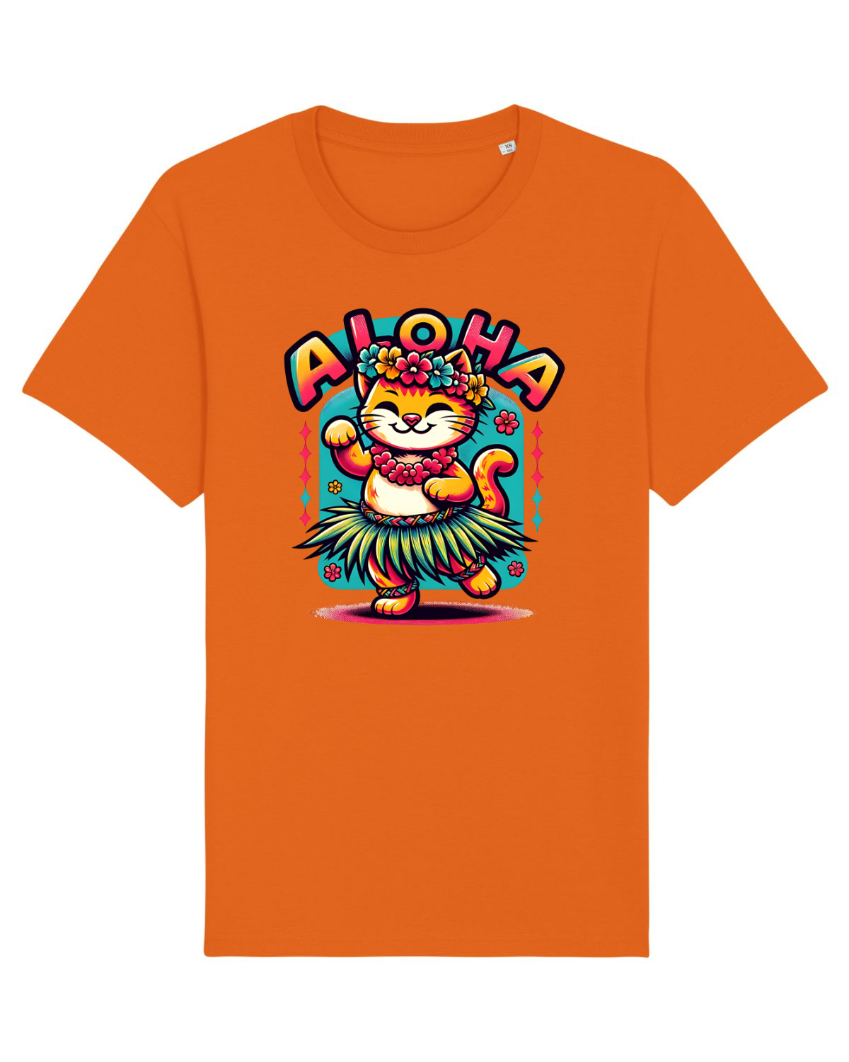Tricou mânecă scurtă Unisex Rocker Bright Orange