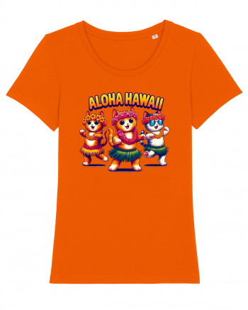 cu pisici in vacanță - Aloha hawaii Bright Orange