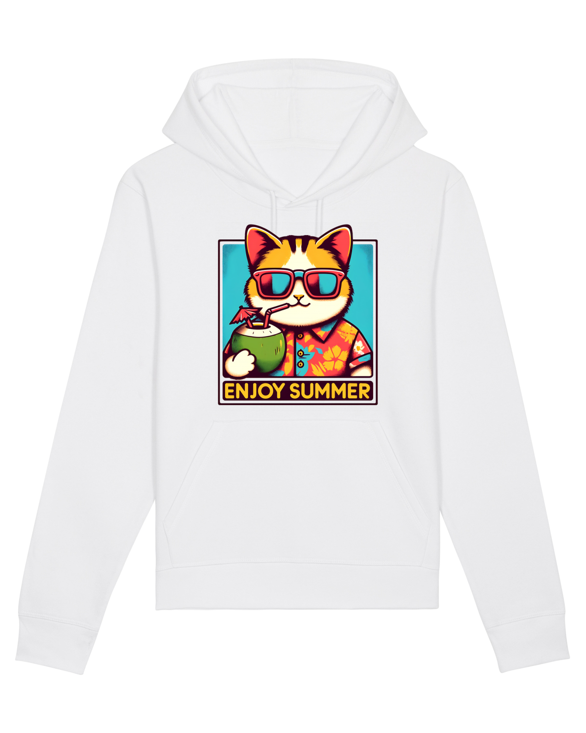Hanorac Unisex Drummer White
