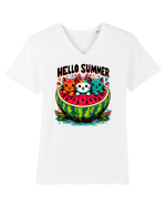 cu pisici in vacanță - Hello summer Tricou mânecă scurtă guler V Bărbat Presenter