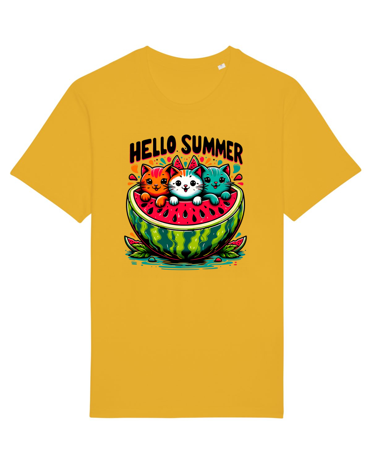 Tricou mânecă scurtă Unisex Rocker Spectra Yellow