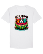 cu pisici in vacanță - Hello summer Tricou mânecă scurtă guler larg Bărbat Skater