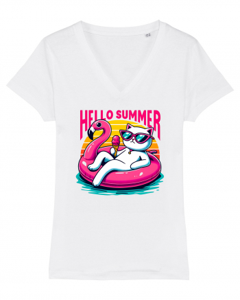 cu pisici in vacanță - Hello summer v2 White