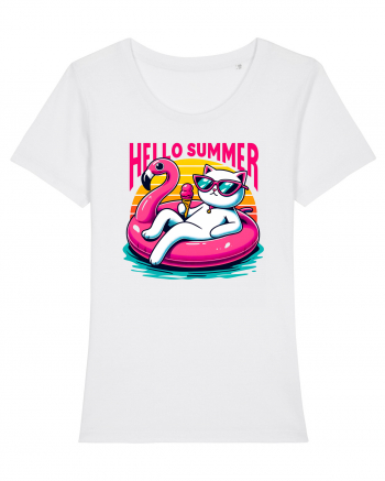 cu pisici in vacanță - Hello summer v2 White