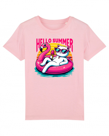 cu pisici in vacanță - Hello summer v2 Cotton Pink