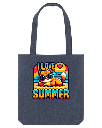 cu pisici in vacanță - I love summer Midnight Blue