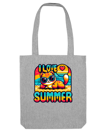 cu pisici in vacanță - I love summer Heather Grey