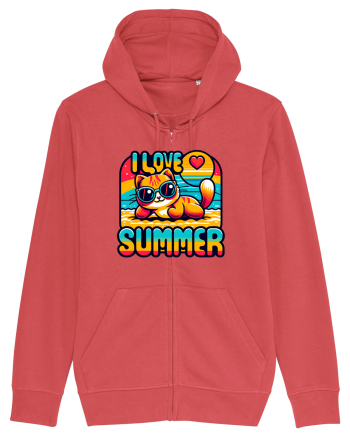 cu pisici in vacanță - I love summer Carmine Red