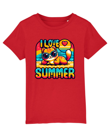 cu pisici in vacanță - I love summer Red