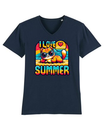 cu pisici in vacanță - I love summer French Navy