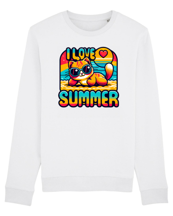 cu pisici in vacanță - I love summer White