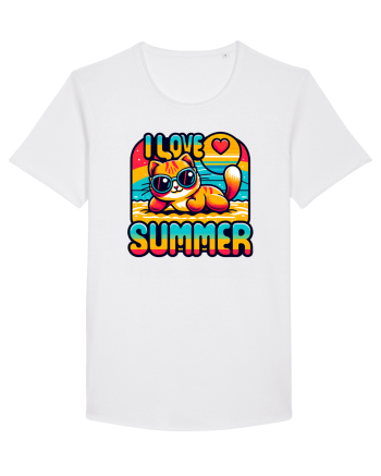 cu pisici in vacanță - I love summer White