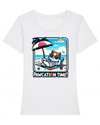 cu pisici in vacanță - Pawcation time White