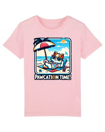 cu pisici in vacanță - Pawcation time Cotton Pink