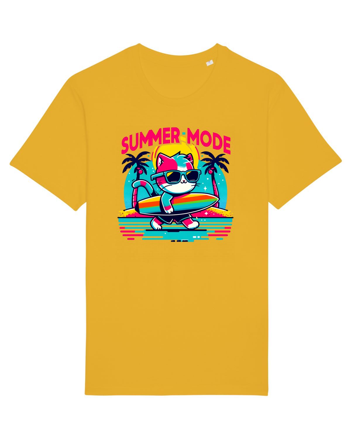 Tricou mânecă scurtă Unisex Rocker Spectra Yellow