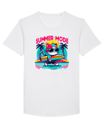 cu pisici in vacanță - Summer mode Tricou mânecă scurtă guler larg Bărbat Skater