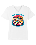 cu pisici in vacanță - Summer vibes Tricou mânecă scurtă guler V Bărbat Presenter