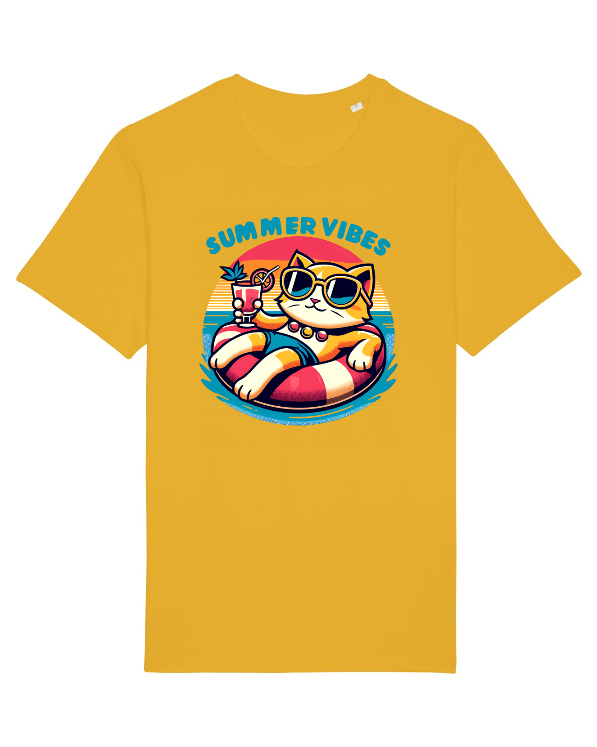 Tricou mânecă scurtă Unisex Rocker Spectra Yellow