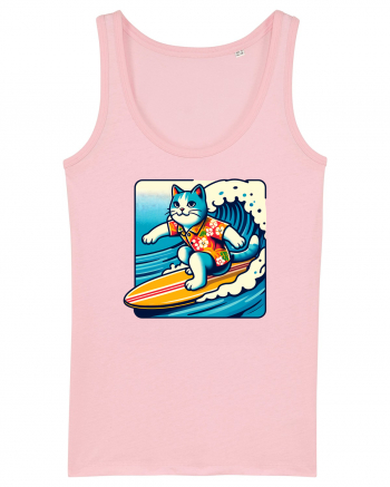 cu pisici in vacanță - Surfing mode on Cotton Pink