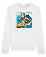 cu pisici in vacanță - Surfing mode on Bluză mânecă lungă Unisex Rise