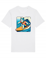 cu pisici in vacanță - Surfing mode on Tricou mânecă scurtă Unisex Rocker