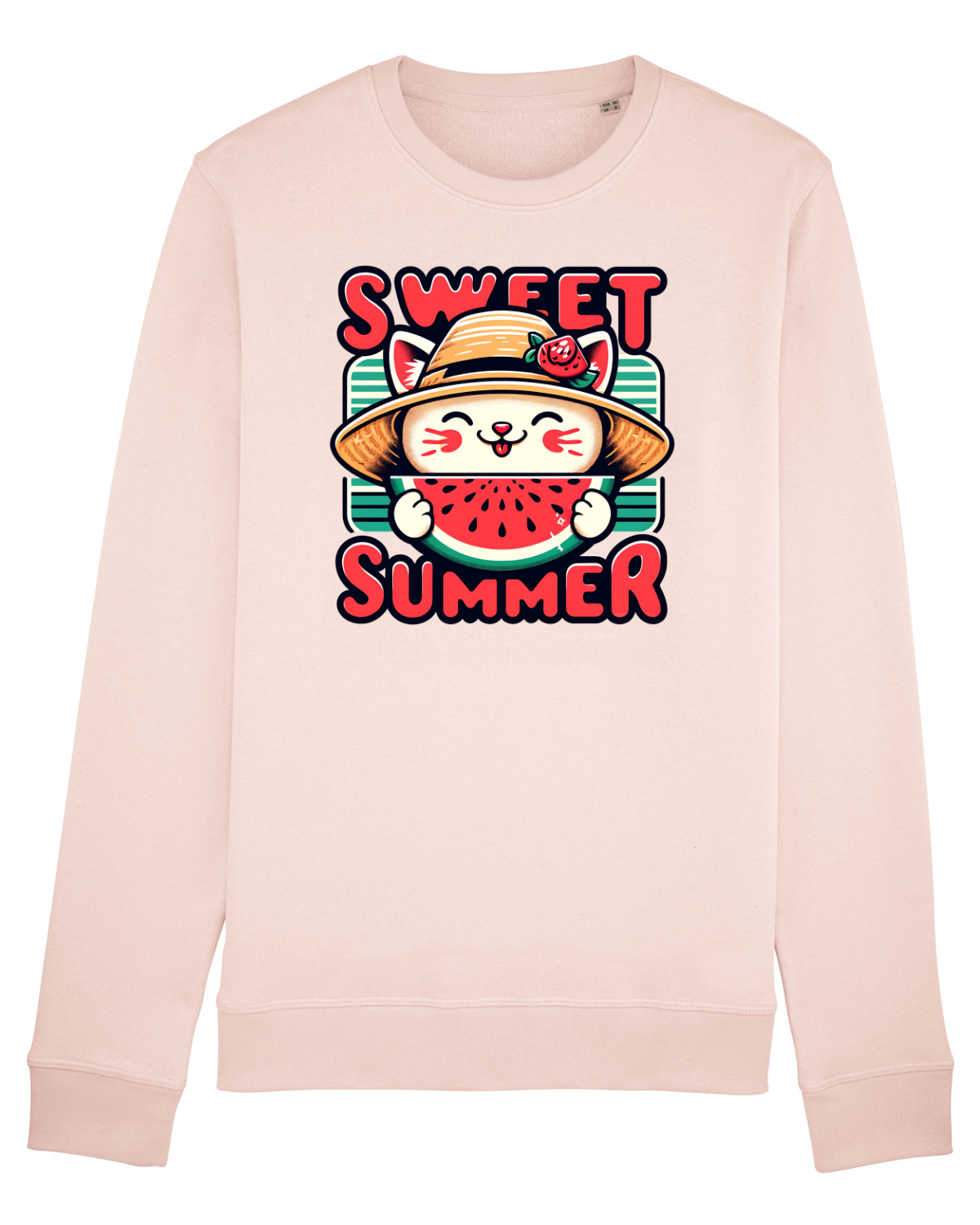 Bluză mânecă lungă Unisex Rise Candy Pink