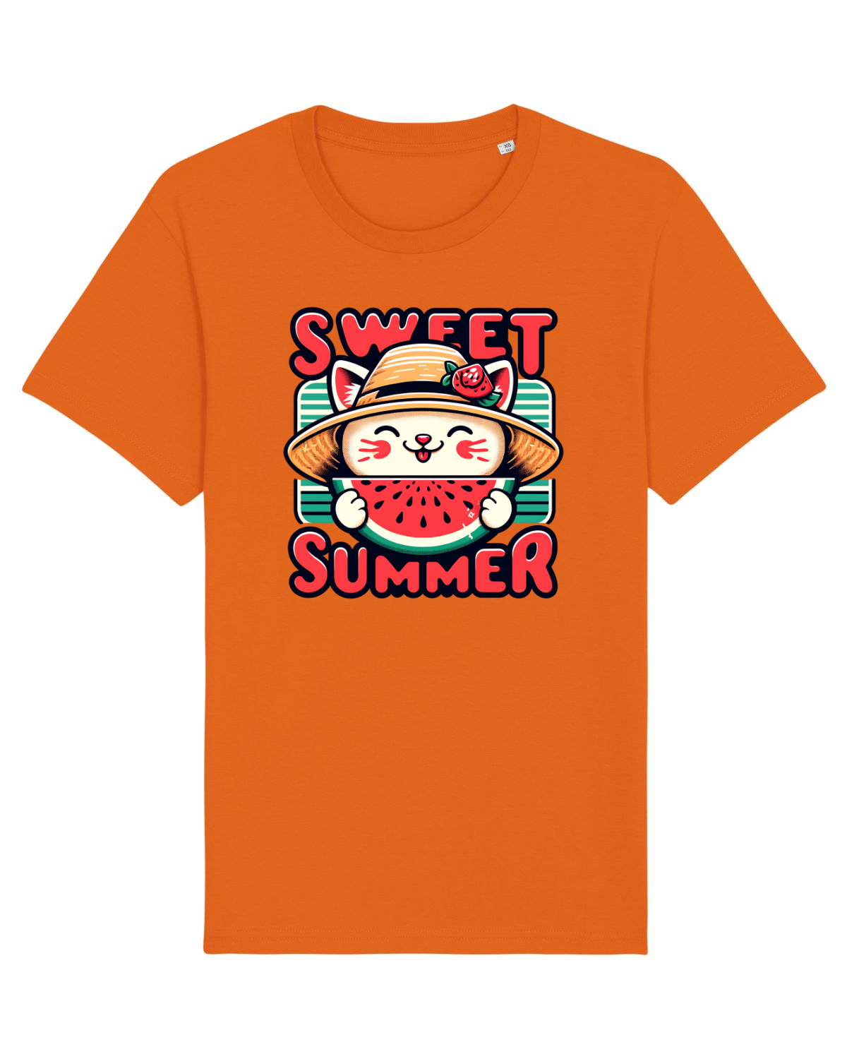 Tricou mânecă scurtă Unisex Rocker Bright Orange