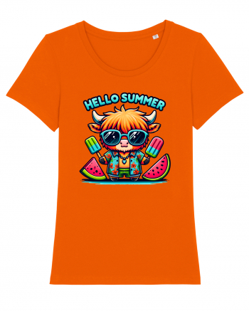 Hello summer - Bizonul stilat Bright Orange