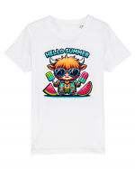 Hello summer - Bizonul stilat Tricou mânecă scurtă  Copii Mini Creator