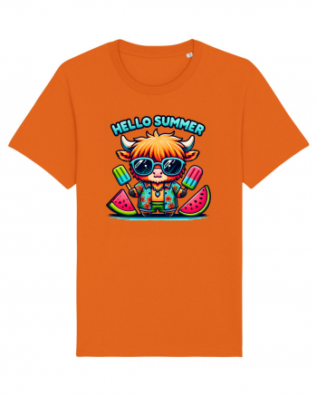 Hello summer - Bizonul stilat Bright Orange