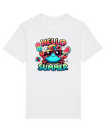 Hello summer - Crabul jucăuș Tricou mânecă scurtă Unisex Rocker