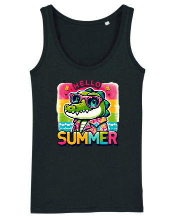 Hello summer - Crocodilul in vacanță Black