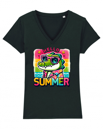 Hello summer - Crocodilul in vacanță Black