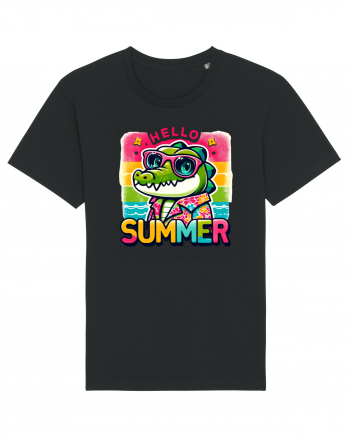 Hello summer - Crocodilul in vacanță Black