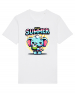 Hello summer - Mica Elefănțica Tricou mânecă scurtă Unisex Rocker