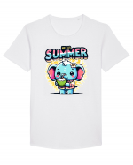 Hello summer - Mica Elefănțica Tricou mânecă scurtă guler larg Bărbat Skater