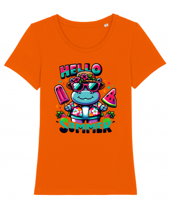 Hello summer - Hipopotamul pofticios Bright Orange