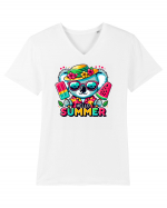 Hello summer - Ursulețul koala Tricou mânecă scurtă guler V Bărbat Presenter