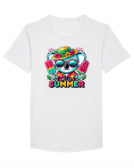 Hello summer - Ursulețul koala Tricou mânecă scurtă guler larg Bărbat Skater