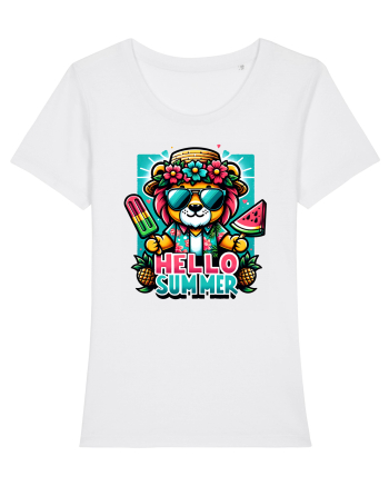 Hello summer - Leu paraleu White