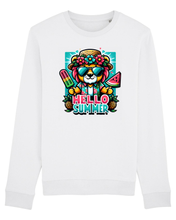 Hello summer - Leu paraleu White